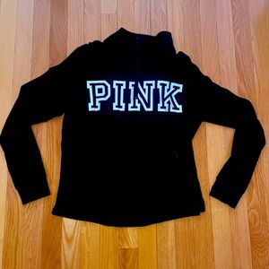 Size small black zip up from Victoria’s Secret PINK